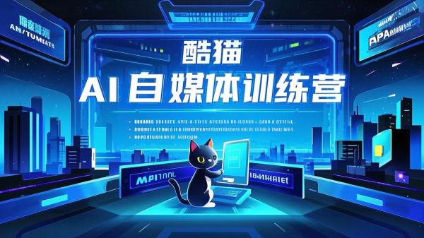 [原创]酷猫AI自媒体RPA变现训练营[吾爱独家]