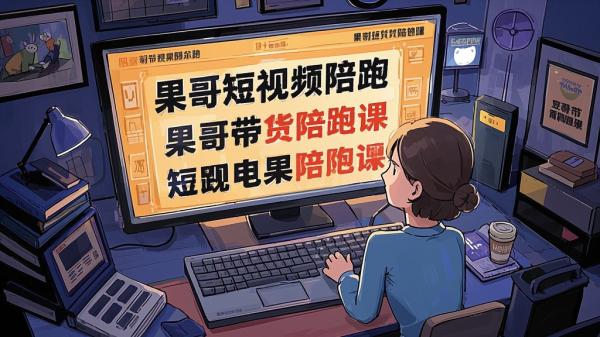 [原创]A711.短视频带货实操陪跑课程_果哥电商