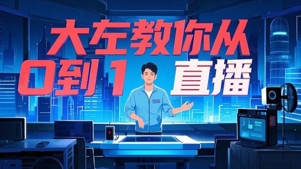 [原创]大左教您从0-1做直播[吾爱独家]