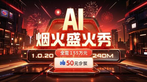 [原创]Ai烟花盛火秀玩法，1条视频点赞50万，单日变现1000+[吾爱独家]
