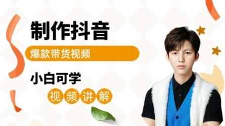 抖音电商基础实操课，带你快速做好**带货-课程-网盘资源分享