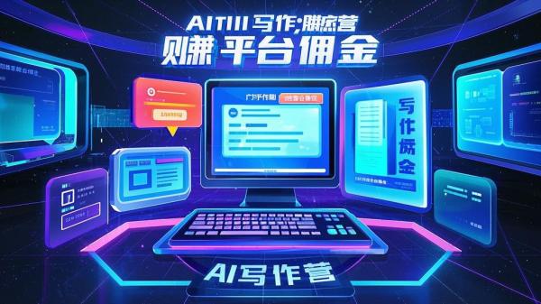 [原创]AI写作创作营利用AI软件生成符合变现渠道赚取平台佣金[吾爱独家]