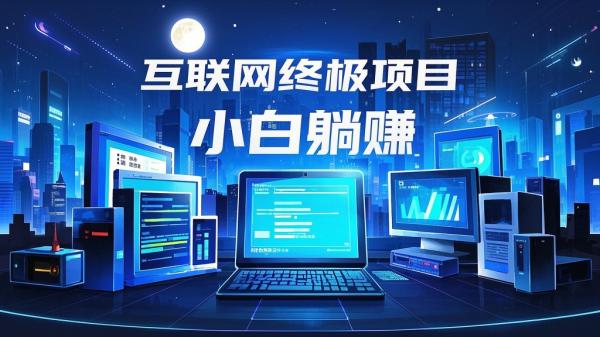 [原创]互联网的终极项目，小白不做项目也能轻松月入两三万，拒绝韭菜，逆风翻盘[吾爱独家]
