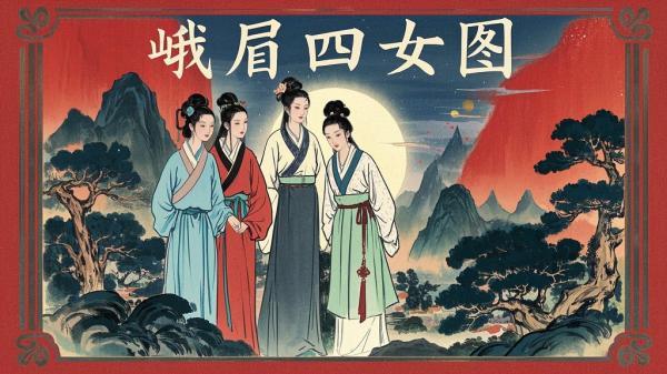 [原创]峨眉四女图[吾爱独家]