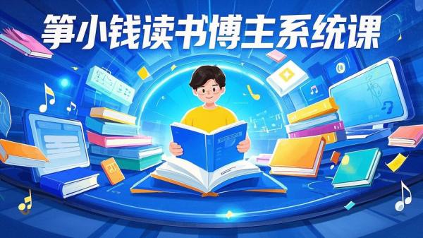[原创]筝小钱读书博主课：0基础入门至高阶全套系统课程[吾爱独家]