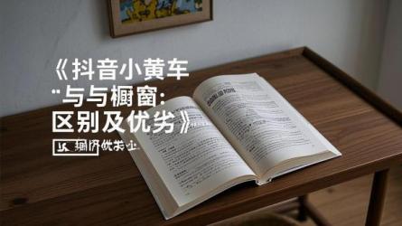 [原创]抖音挂小黄车和橱窗的区别是什么？哪个好？