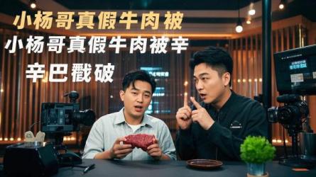[原创]小杨哥“真假牛肉”本相，被辛巴戳破了！