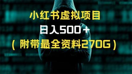 拆解小红书宝宝起名取名虚拟副业项目，实操玩法分享...-课程-网盘资源分享