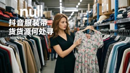 [原创]抖音卖服装去哪里拿货？带货的货源在哪里找？