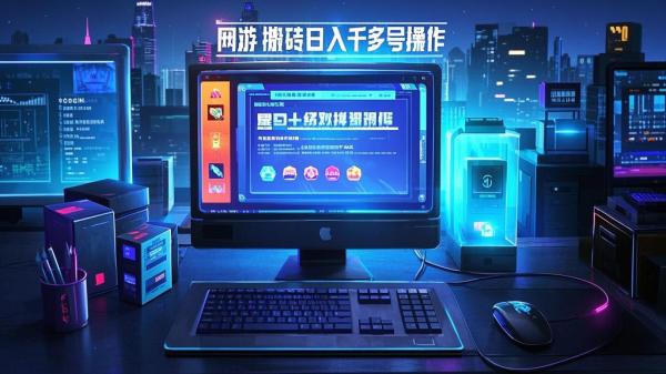 [原创]全自动网游搬砖项目日入1000可多号操作[吾爱独家]