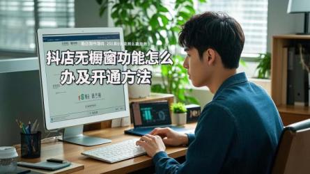 [原创]开了抖店又不具备开橱窗功能咋办？如何开通？