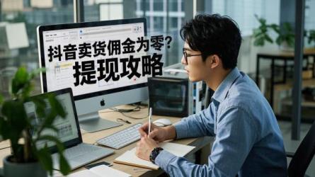 [原创]抖音卖了东西佣金怎么还是零？怎么提现？