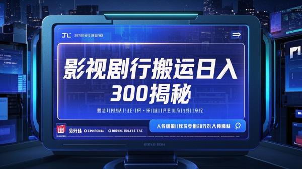 [原创]始手法无脑搬运影视剧，单日收入300，操作简单，几分钟生成一条视频，轻松过审核[吾爱独家]