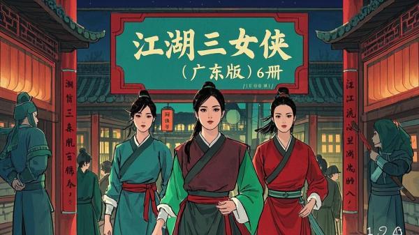 江湖三女侠，侠义满六册[原创]