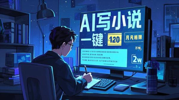 [原创]AI工具写小说，一键生成120万字，普通人每月也能躺赚2w[吾爱独家]