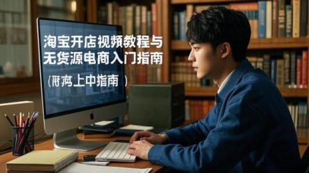 [原创]怎样在淘宝开店铺视频教程？想做无货源电商怎么入手？
