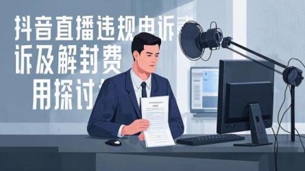 [原创]抖音直播违规申诉怎样才能通过？抖音解封一单多少钱？