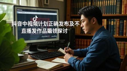 [原创]抖音中视频计划如何正确发布视频？不直播只发作品能赚钱么？