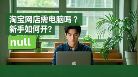 [原创]开淘宝网店需要电脑吗？新手开淘宝网店怎么开？