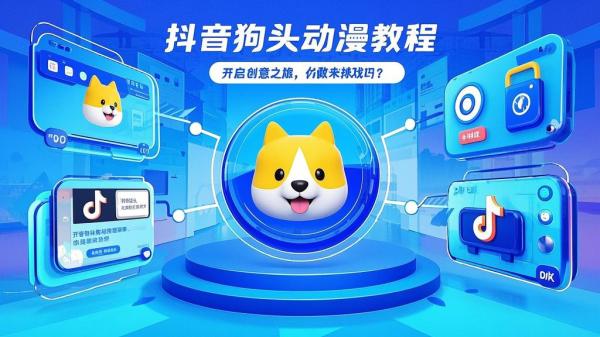 抖音狗头动漫教程，开启创意之旅，你敢来挑战吗？[原创]