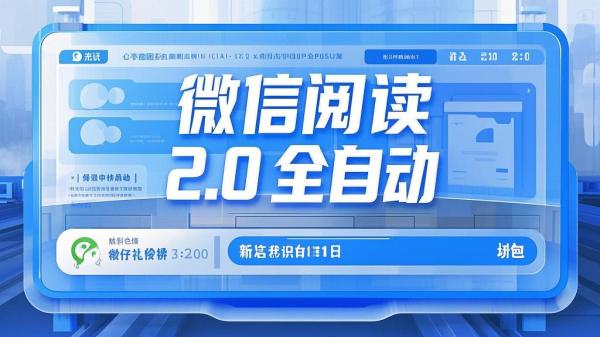 [原创]微信阅读2.0全自动[吾爱独家]