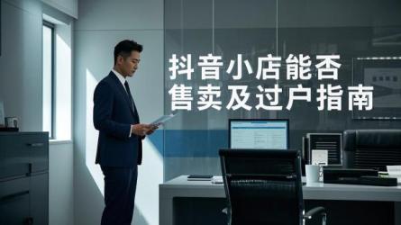 [原创]抖音小店可以卖吗？怎么过户？