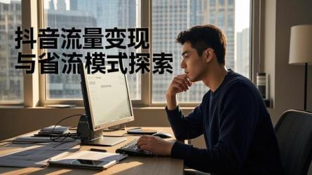 [原创]抖音流量怎么变现赚钱？抖音怎么设置省流量模式？