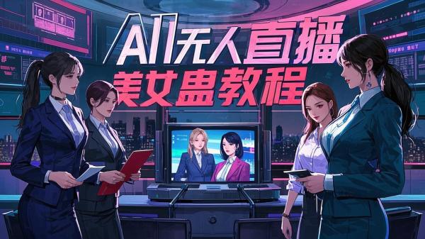 [原创]ai无人直播美女4人组整蛊教程 {附全套资料以及教程[吾爱独家]