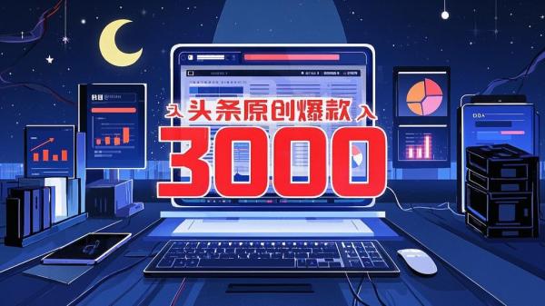[原创]分钟一篇原创爆款文章撸爆今日头条轻松日入3000小白看完即可上手当天起号第二天见收益[吾爱独家]