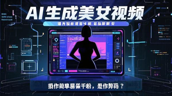 AI 生成美女视频，操作简单易破千粉，是作弊吗？[原创]