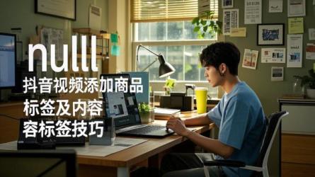 [原创]抖音视频如何添加商品标签？内容打标签方法