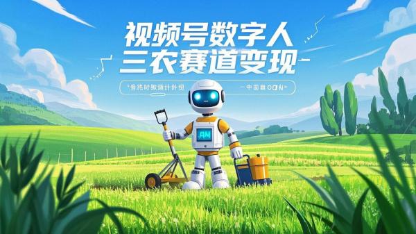 [原创]视频号AI数字人玩转三农赛道，2分钟一条视频，单月变现2W+[吾爱独家]