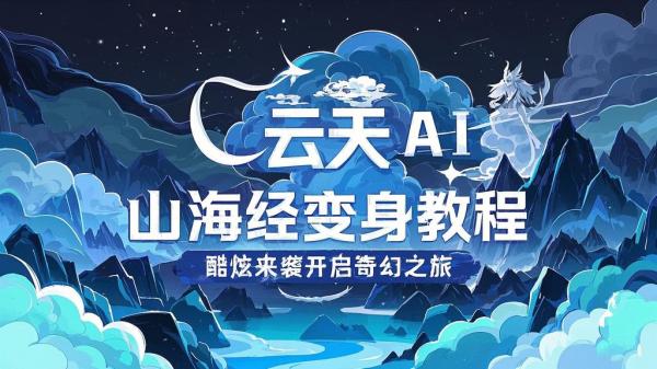 云天 AI 山海经变身教程，酷炫来袭开启奇幻之旅。[原创]