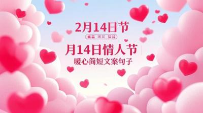 [原创]2月14日情人节暖心简短文案句子[吾爱独家]