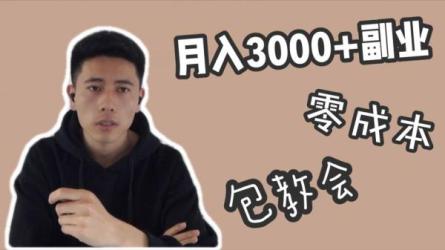 国外长期靠谱副业项目，实战每天2小时，月入3000刀-课程-网盘资源分享