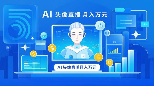 [原创]AI头像直播深度讲解，人人可月入万元，每天三小时改变你的现状！
