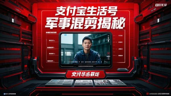 [原创]支付宝生活号军事赛道混剪玩法，纯原创视频，手把手教你实操落地，懒人必看【揭秘】[吾爱独家]