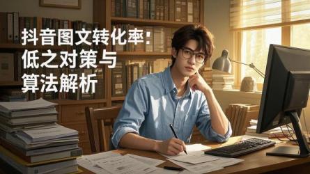 [原创]抖音图文转化率低怎么办？转化率怎么算？