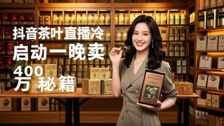 [原创]冷启动做抖音茶叶直播，一晚卖出400万，他是这样做的