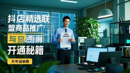 [原创]抖店精选联盟怎么推广商品？如何开通？