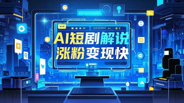[原创]AI短剧解说涨粉，起号变现快， 操作简单，可以矩阵操作【揭秘】[吾爱独家]