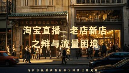 [原创]淘宝直播老店好还是新店好？突然没流量怎么办？