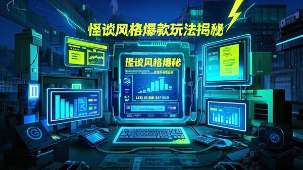 [原创]怪谈类风格爆款玩法，AI自动生成，五分钟一个爆款视频!小白轻松日入3张【揭秘】[吾爱独家]