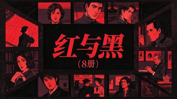 红与黑八册，重温人生旅程。[原创]