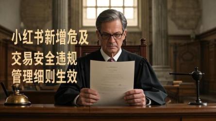 [原创]小红书新增危及交易安全违规管理细则，1月30日生效！