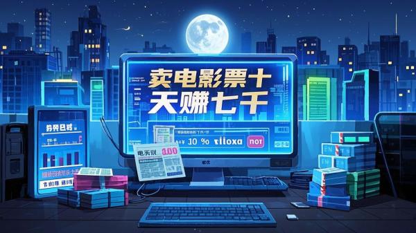 [原创]靠卖电影票十天搞了7000小白无门槛上手零投入！[吾爱独家]