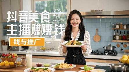 [原创]抖音美食主播靠什么赚钱？美食推广怎么做？