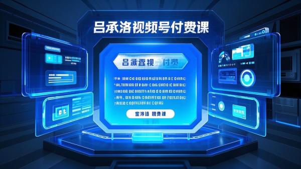 [原创]130 吕承洛 视频号付费×直播运营速成课[吾爱独家]