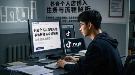 [原创]抖音个人店铺入驻条件是什么？具体流程介绍