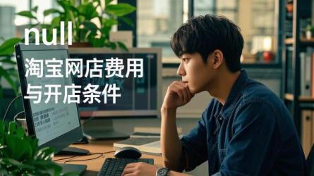 [原创]开淘宝网店要多少钱？淘宝开店铺需要什么条件？